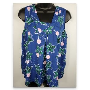 Current Air by Anthropologie blue top size S